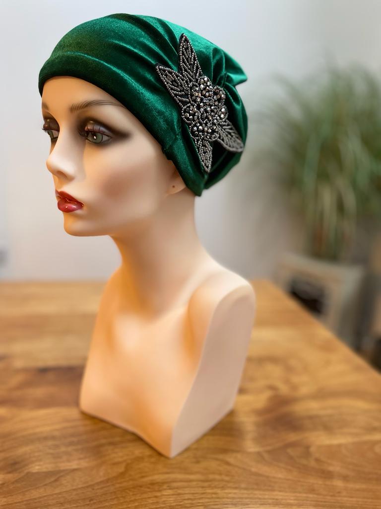 Flapper Sequined Hat (Green)